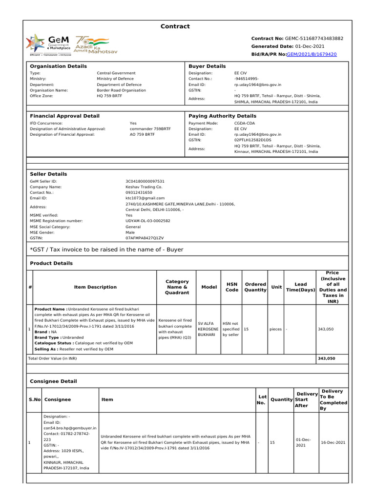 Iron Tawa HSN Code Details | PDF | Value Added Tax | Invoice