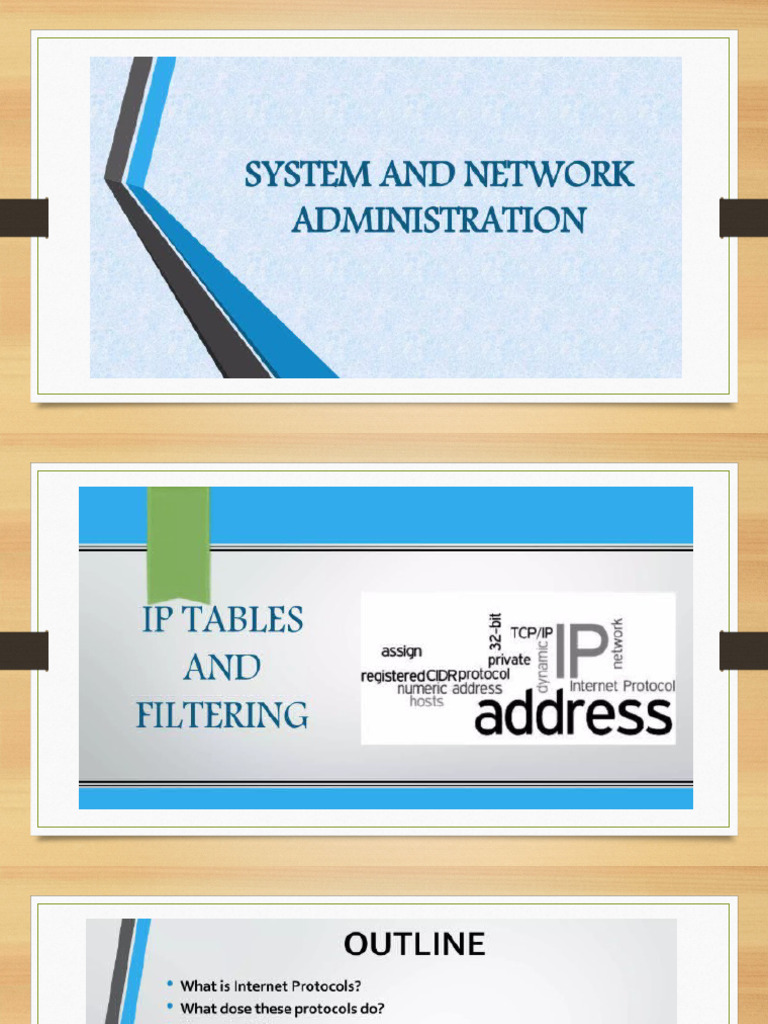 Ip Tables and Filtering | PDF