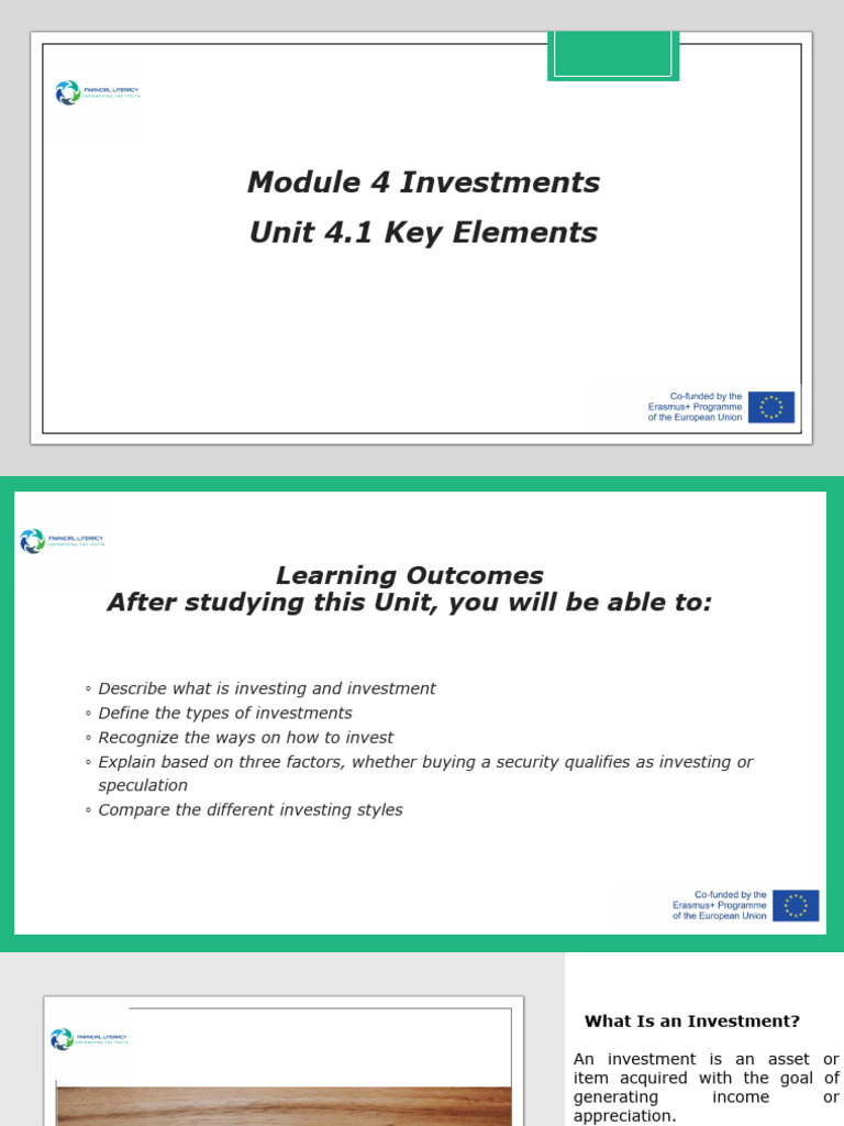 M4 Unit1 | PDF | Investing | Stocks