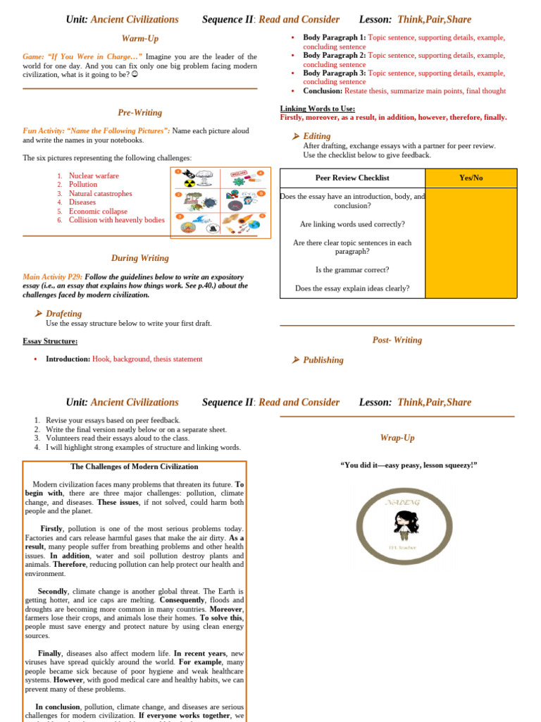 2 - Worksheet+ Answers | PDF | Climate Change | Pollution