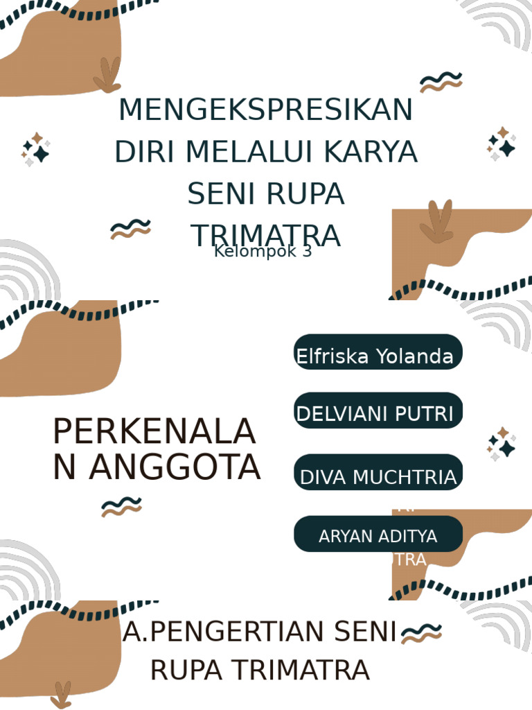 Teknik Seni Rupa Trimatra Kreatif | PDF