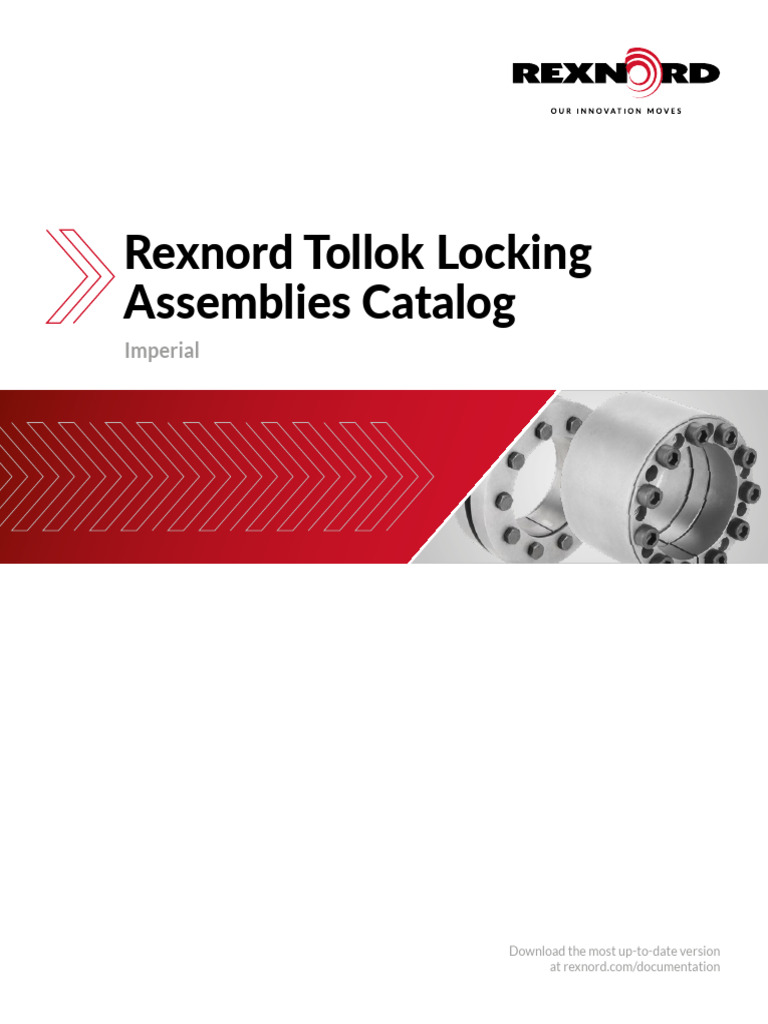 Rexnord Tollok Locking Assemblies Guide | PDF | Screw | Mechanical ...