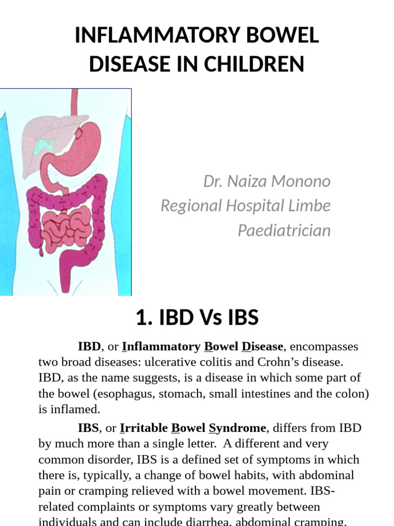 Understanding Inflammatory Bowel Disease in Children | PDF ...