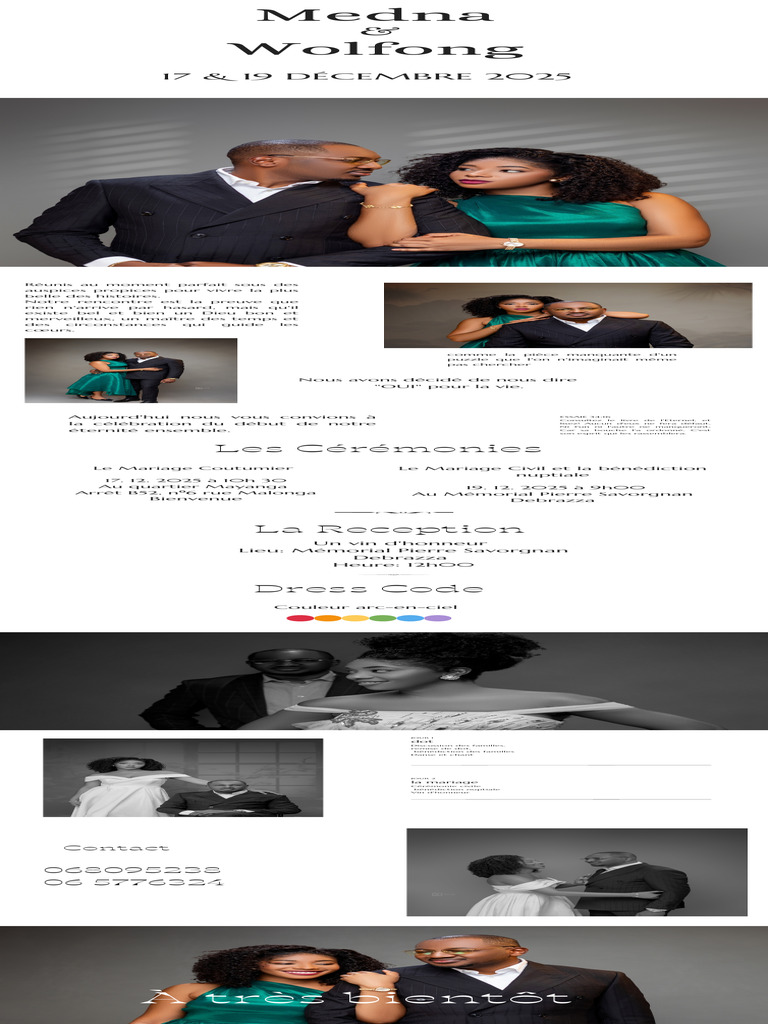 Mariage de Medna et Wolfong 2025 | PDF