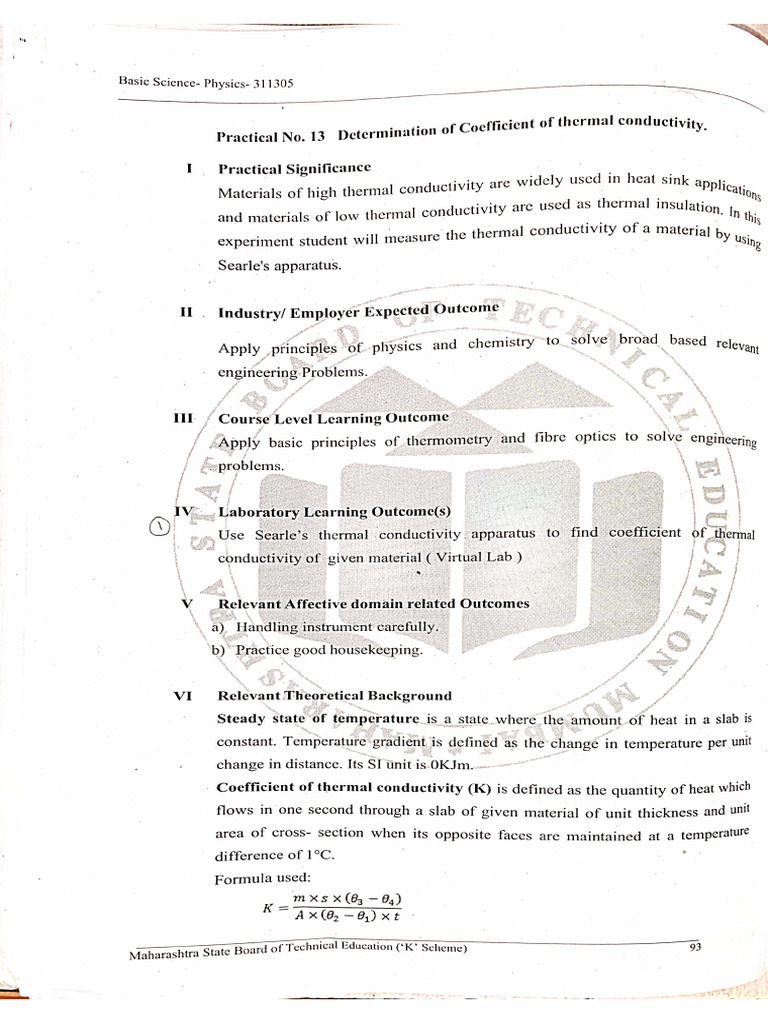 Physics Practical 13,14 | PDF