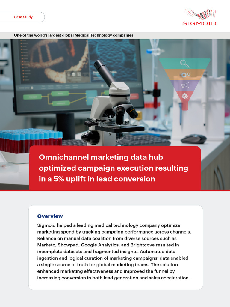 Sigmoid Case-Study Marketing-Analytics Medtech-Industry | PDF ...