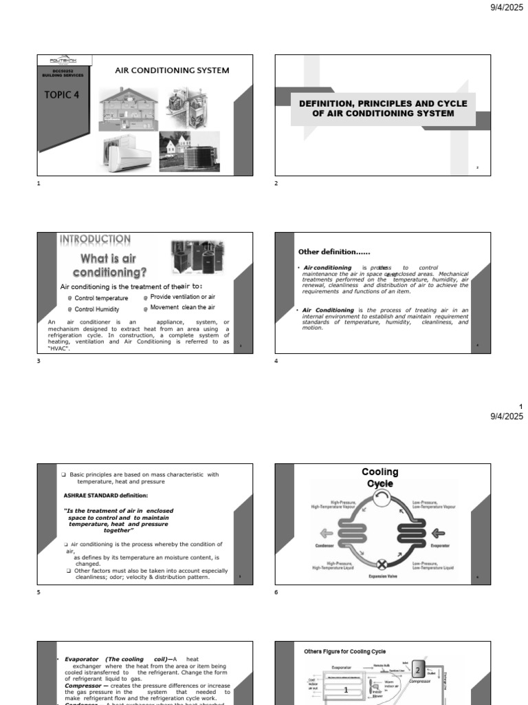 Topic 4 Aircond System | PDF | Chlorofluorocarbon | Air Conditioning