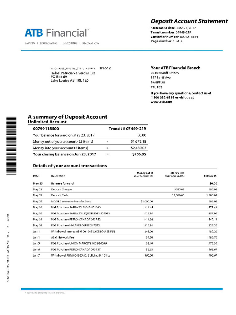 Atb Financial | PDF