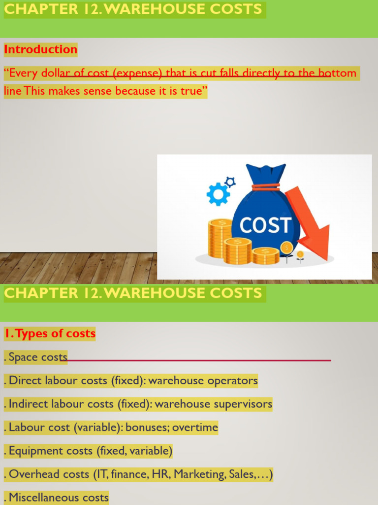 Understanding Warehouse Costs and Pricing | PDF | Warehouse | Logistics