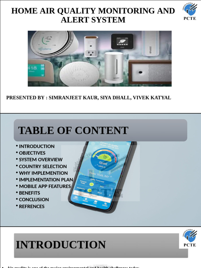 IoT Home Air Quality Monitoring System | PDF | Internet Of Things ...