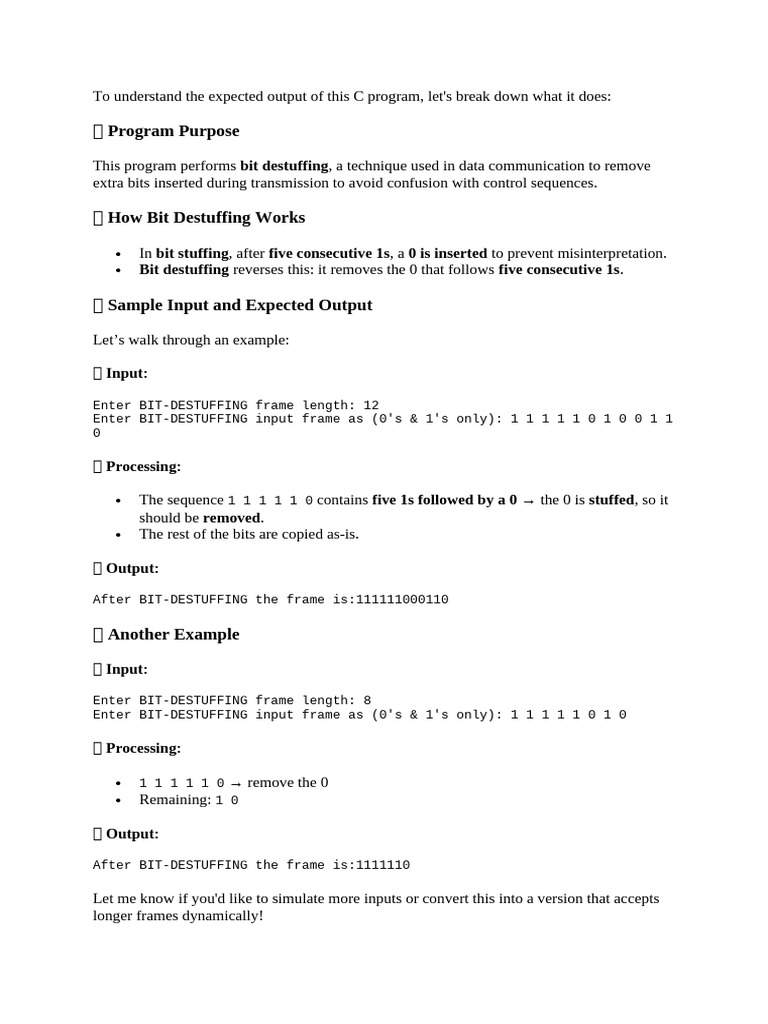 To Understand The Expected Output of This C Program | PDF