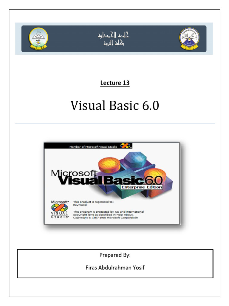 Visual Basic 6.0 Form Design Guide | PDF