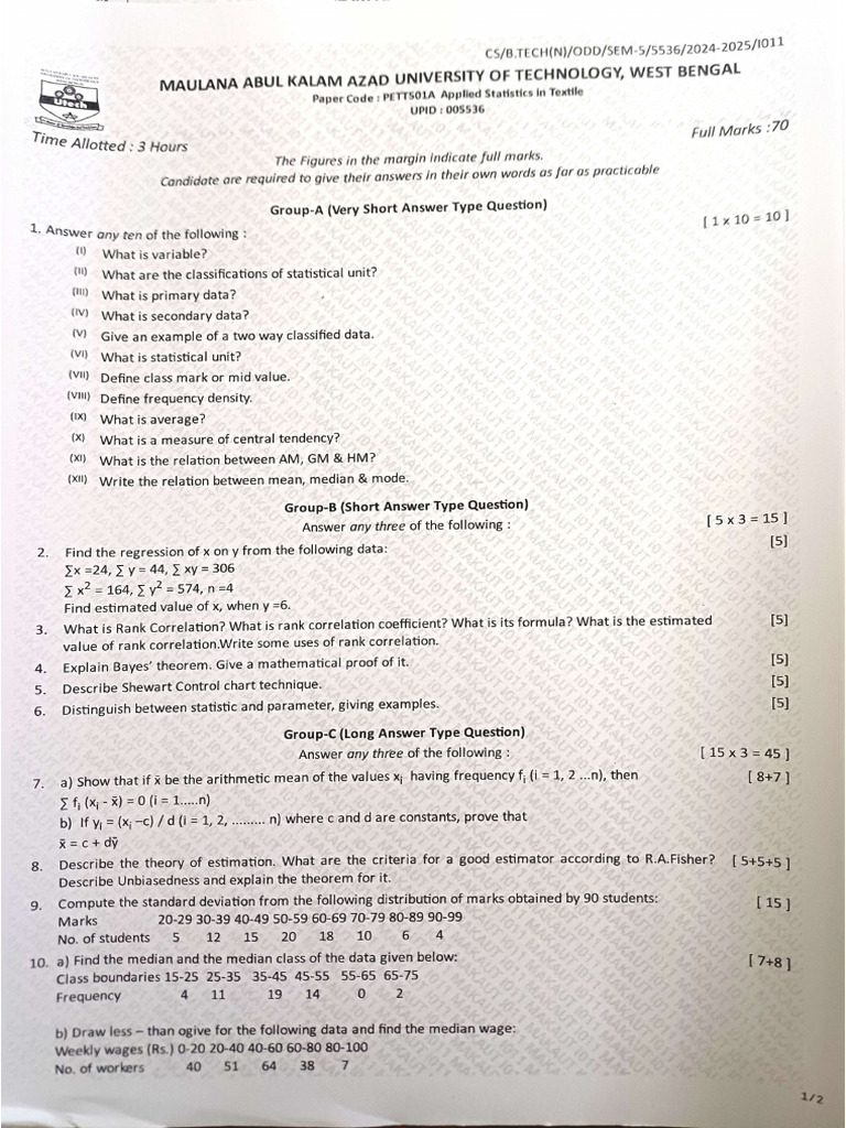 5 th sem pyq | PDF