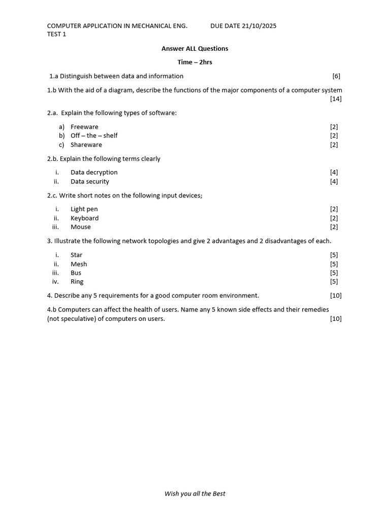 Test 1 | PDF