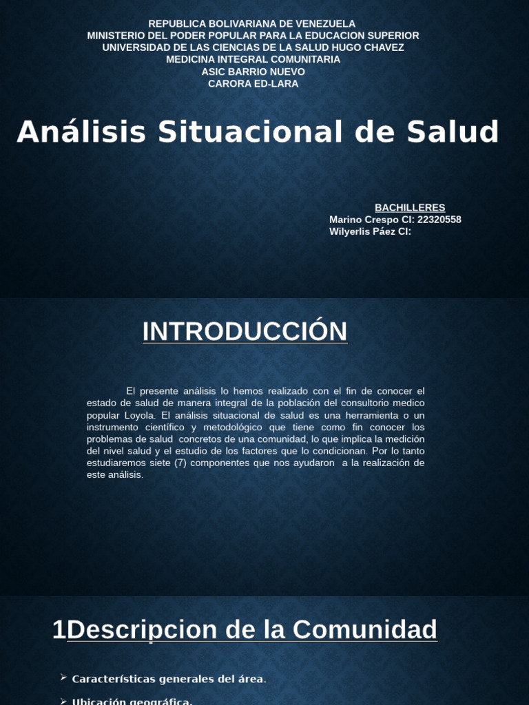 Presentación ASS MARINO1 | PDF | Análisis FODA | Cuidado de la salud