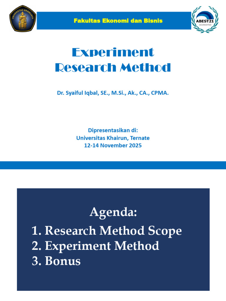 II. Konsep Dan Desain Eksperimen | PDF | Experiment | Scientific Method