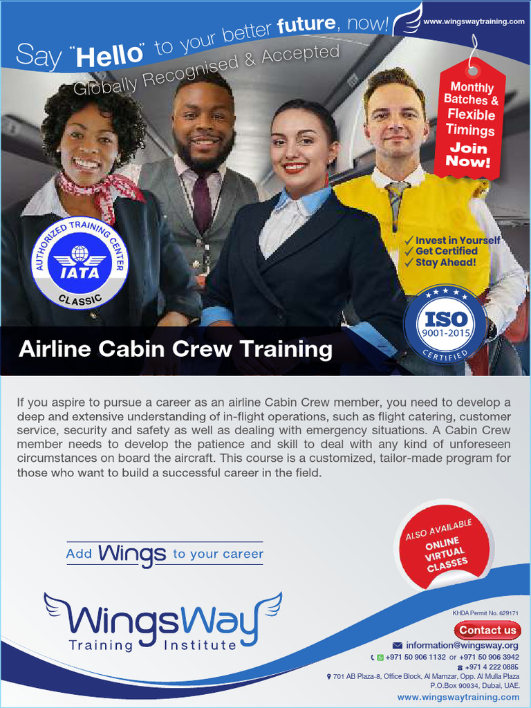 Airline Cabin Crew Training Course | PDF