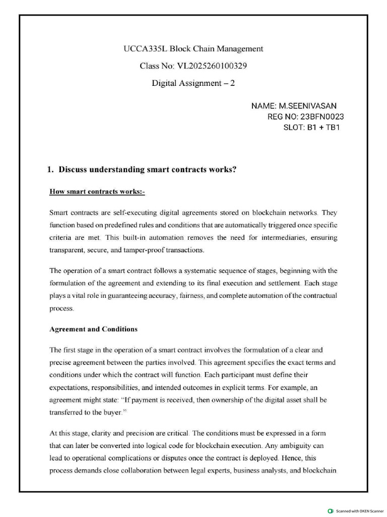 Block Chain DA - 2 | PDF
