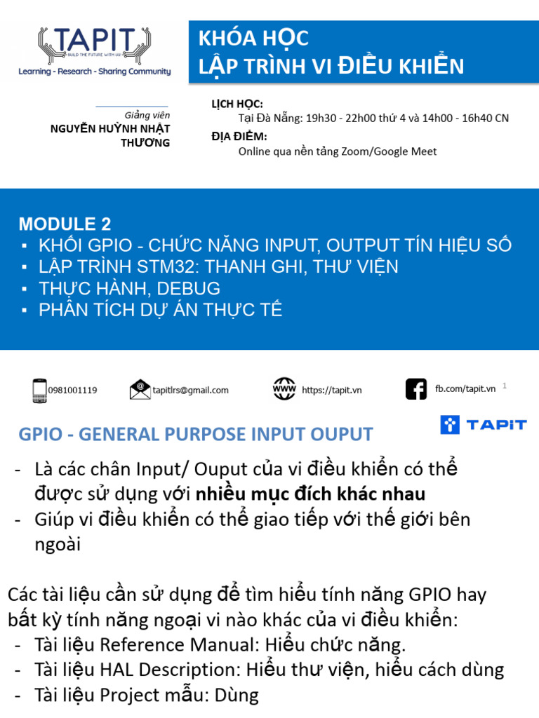 Module2 Debug GPIO | PDF