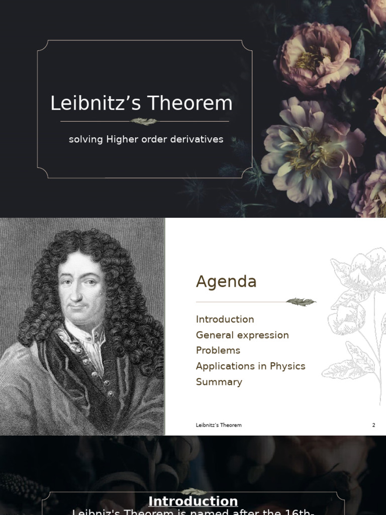 Understanding Leibnitz’s Theorem in Physics | PDF | Derivative | Waves