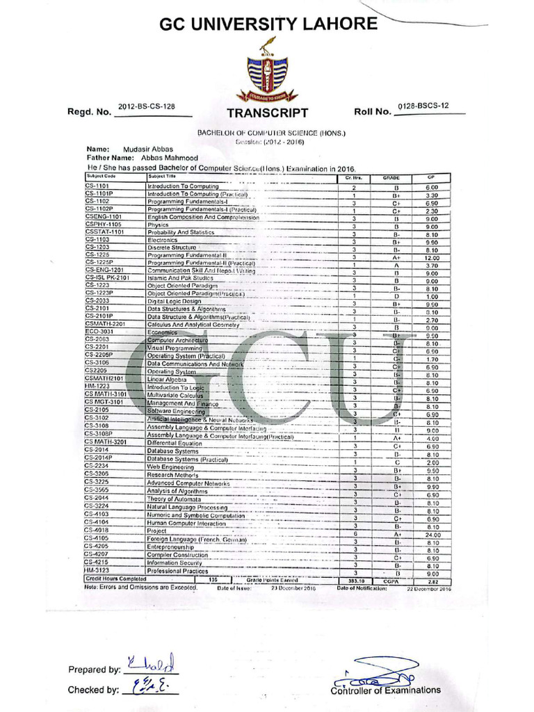 Transcript | PDF