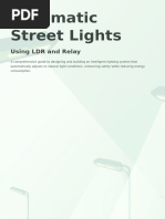 Automatic Street Light Control System | PDF | Relay | Resistor