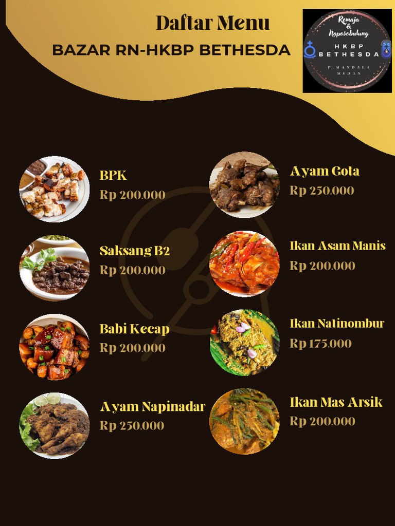 Menu Bazar Rn25 | PDF