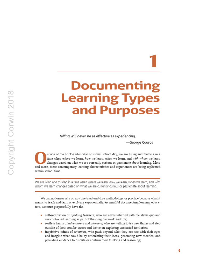 Book Documenting Learning Types | PDF | Educational Assessment | Learning