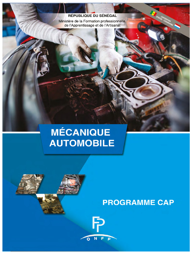 Manuel de Formation en Mécanique Automobile | PDF | Pédagogie | Moteur ...