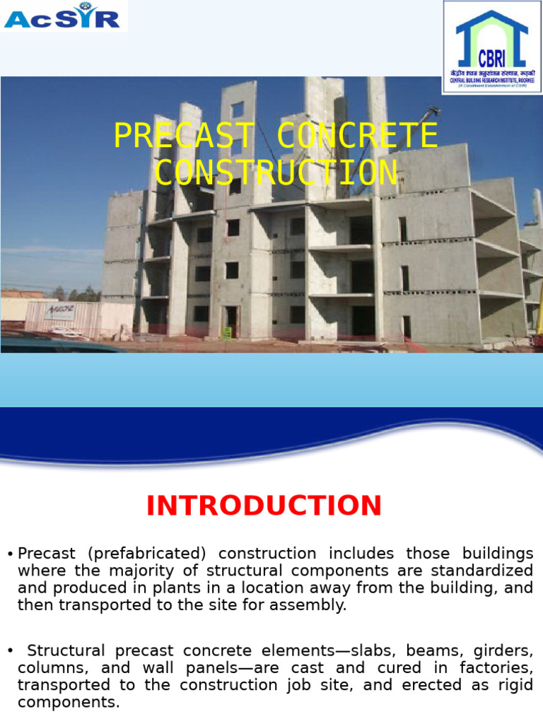 Precast Concrete Construction Guide | PDF | Precast Concrete | Concrete