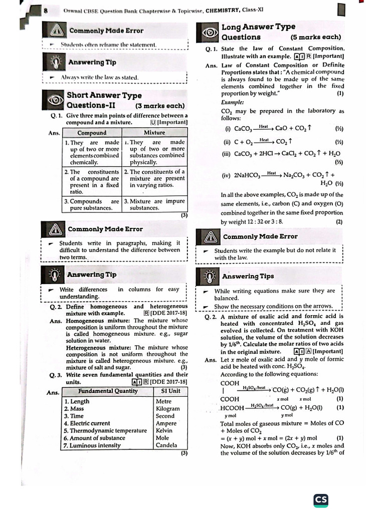 Chemistry Ch1 | PDF