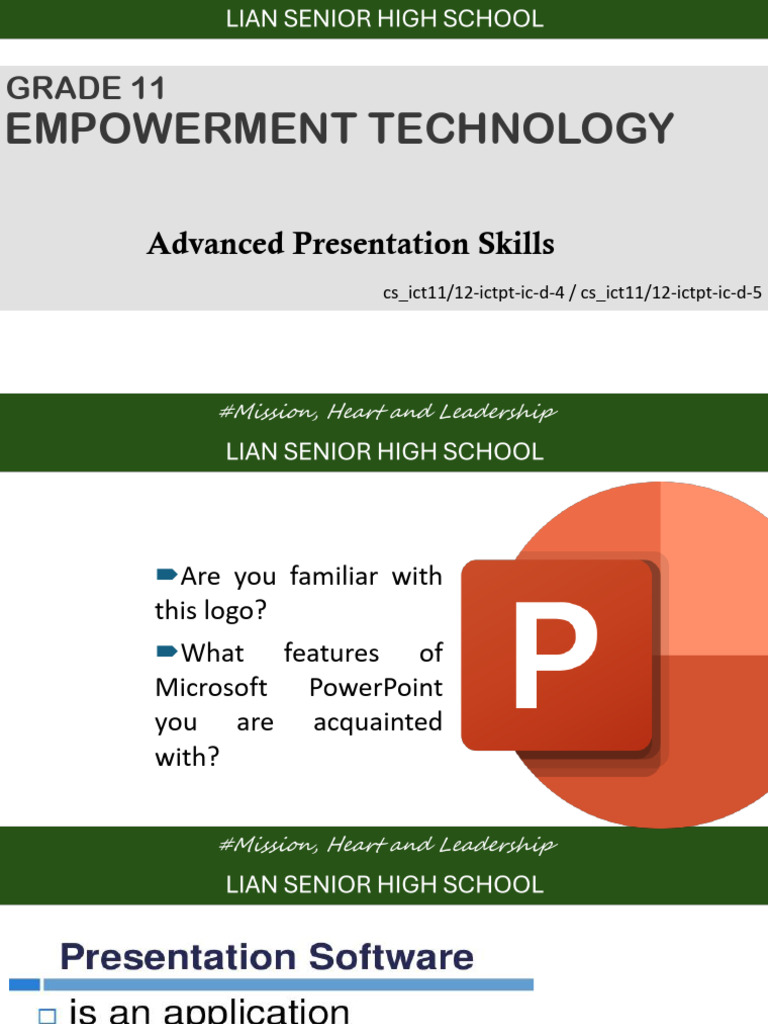 Advanced PowerPoint Presentation Skills | PDF | Hyperlink | Microsoft Excel