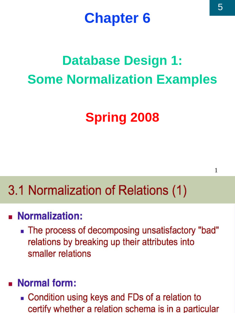 Normalisation (1) | PDF | Information Science | Computer Science