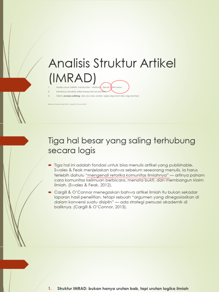 Struktur IMRAD dalam Penulisan Ilmiah | PDF