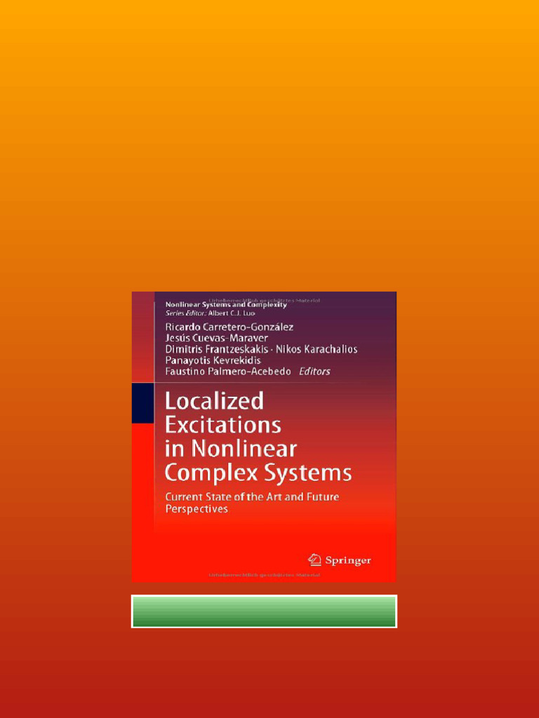 Localized Excitations In Nonlinear Complex Systems Current State Of The ...
