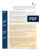 Medical School Timeline