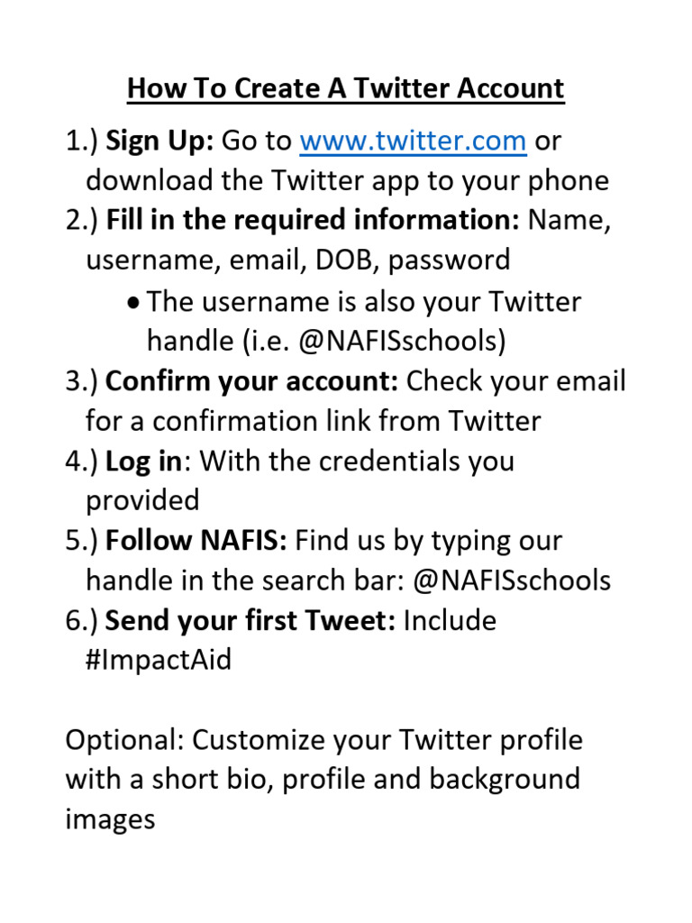 Twitter Instructions AO | PDF
