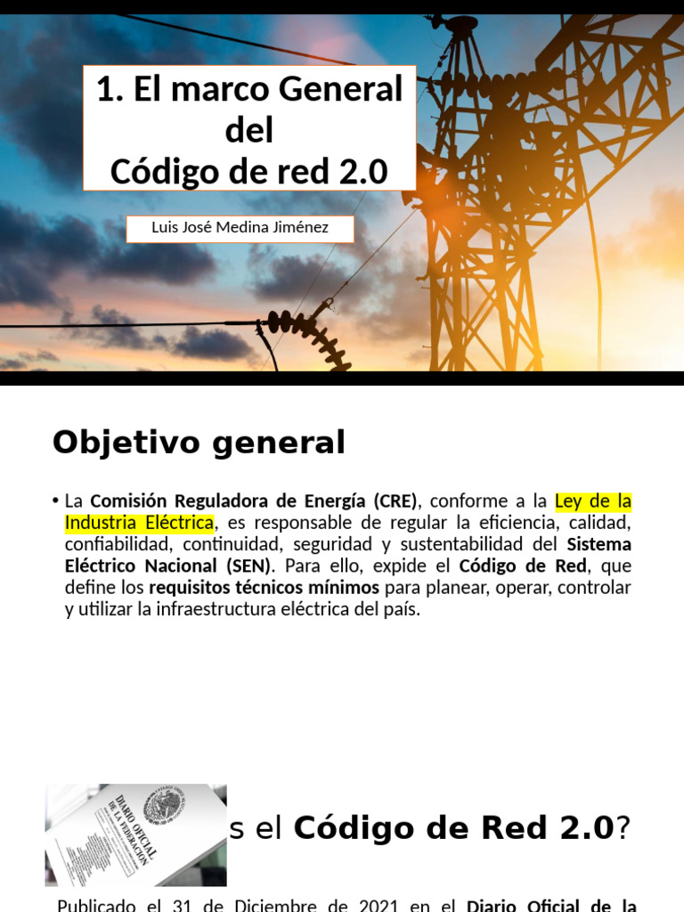 Código de Red 2.0: Eficiencia y Calidad Eléctrica | PDF | Ingenieria ...