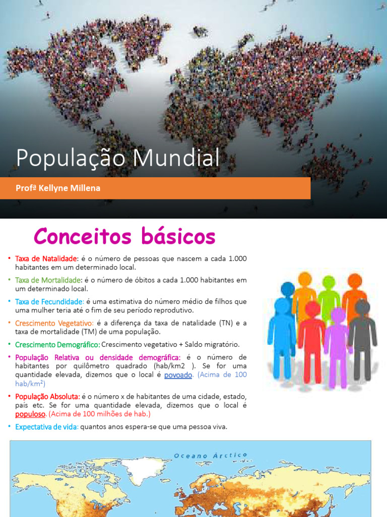 Conceitos e Teorias sobre População Mundial | PDF | Crescimento ...