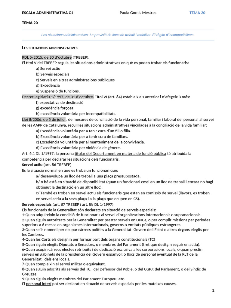 Tema 20 | PDF