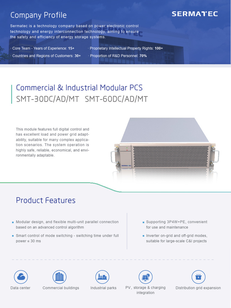 Commercial & Industrial Modular PCS | PDF | Electric Power | Electricity