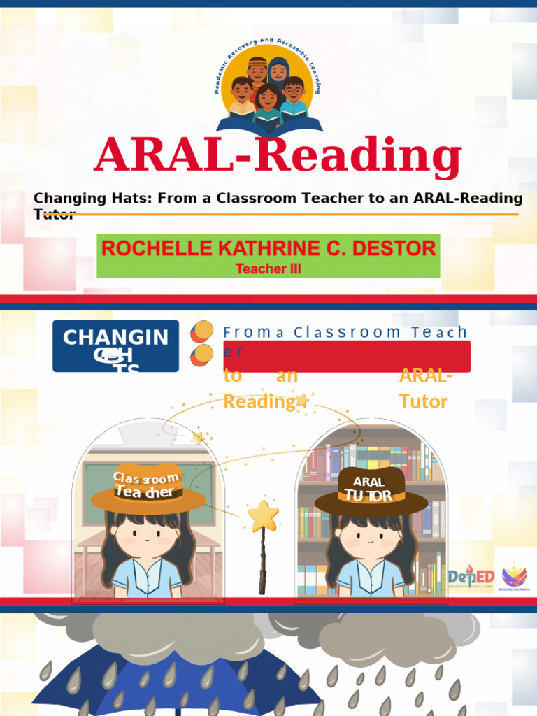 Classroom Teacher to ARAL-Reading Tutor | PDF | Teachers | Intelligence