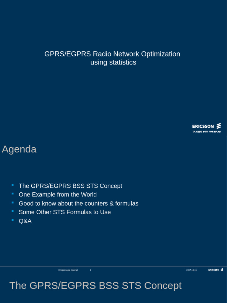 GPRS/EGPRS Network Optimization Insights | PDF | Telecommunications ...