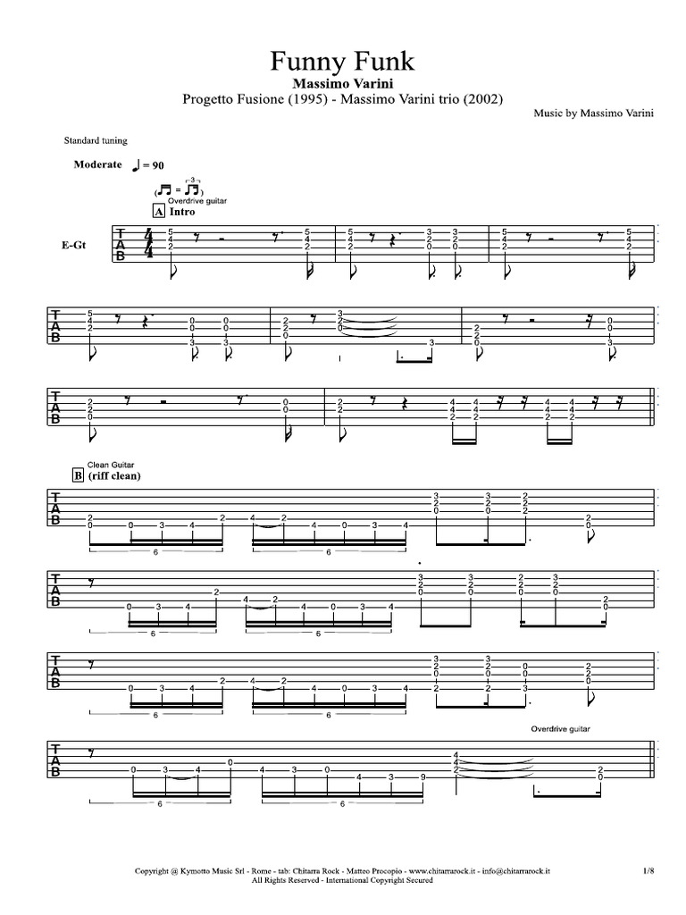Funny Funk - Only Tab | PDF