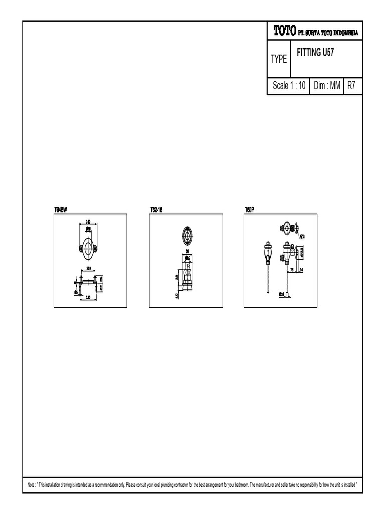 U57 Fitting Installation Guidelines | PDF