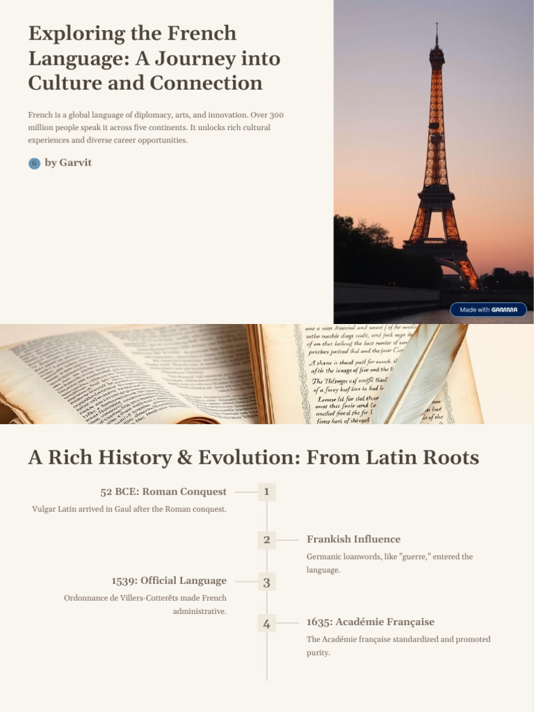 Exploring The French Language A Journey Into Culture and Connection ...