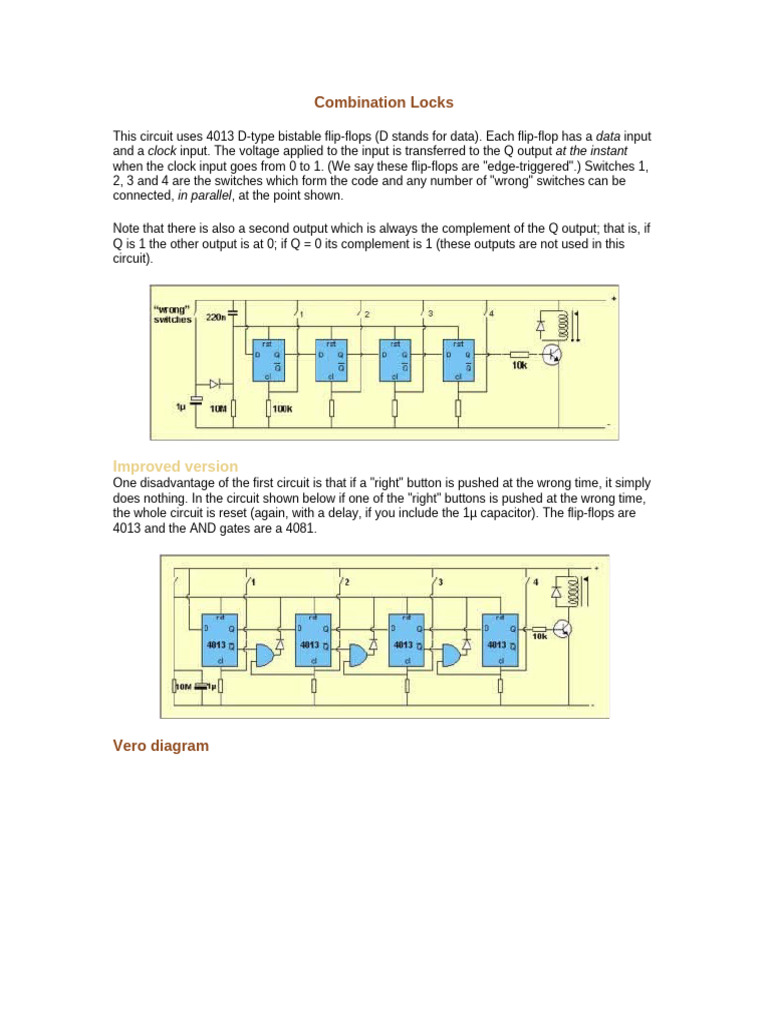 Combination Locks | PDF