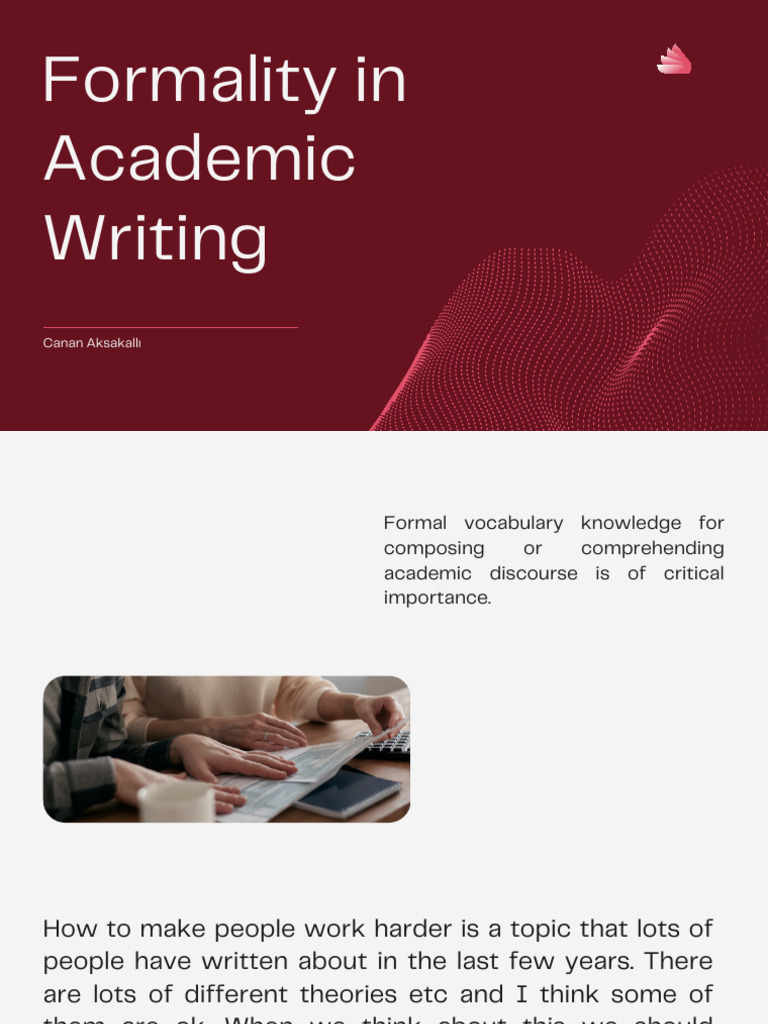 Formality in Academic Writing Guide | PDF | Adverb | Linguistics