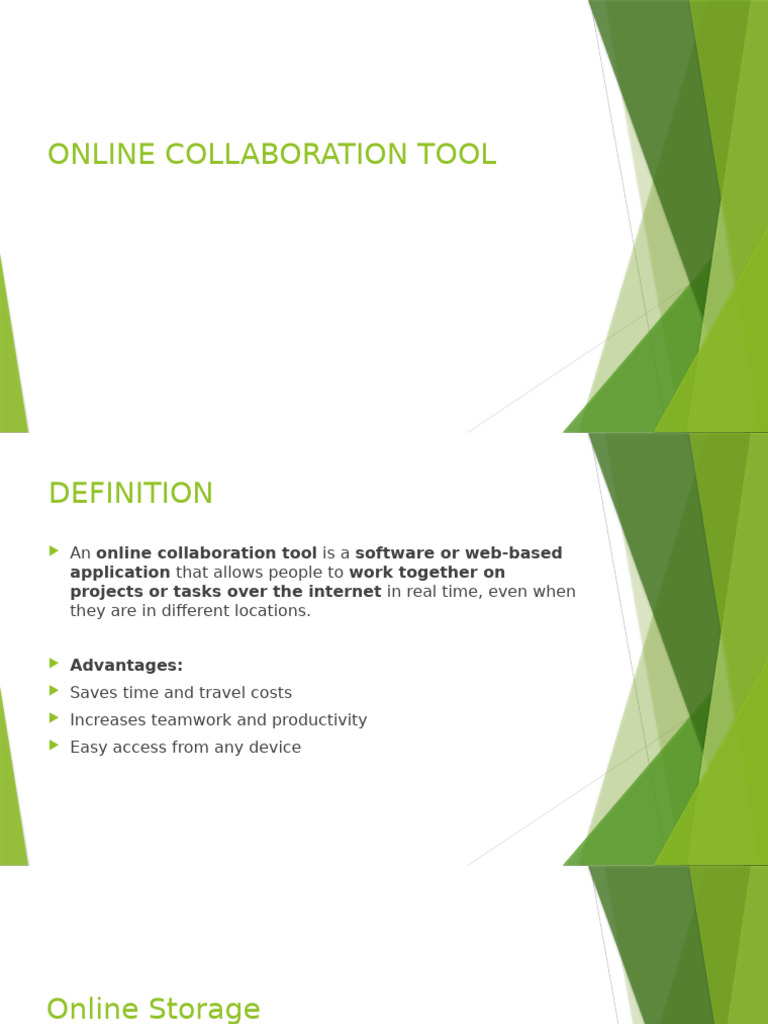 Online Collaboration Tools Overview | PDF | Software | Application Software
