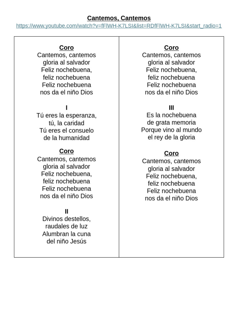 Cantemos, Cantemos | PDF